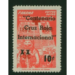 PANAMA 1963 RED CROSS CROCE...