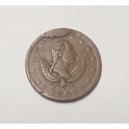 TOKEN MEDAL COIN 1863 US...