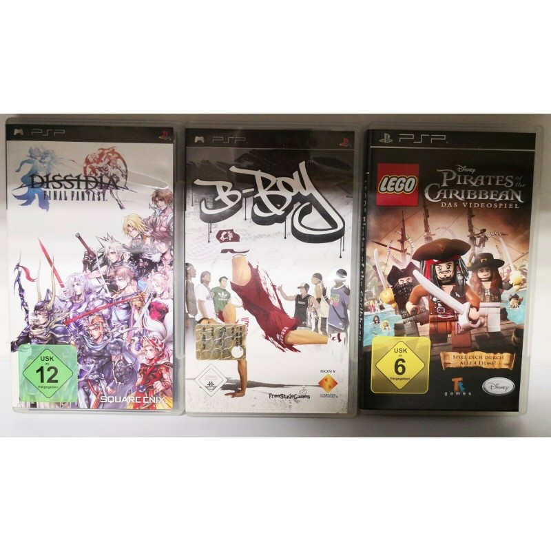 PSP LOTTO 3 GIOCHI USATI PERFETTI LINGUA TEDESCA DEUTSCHE SPRACHE PERFECT